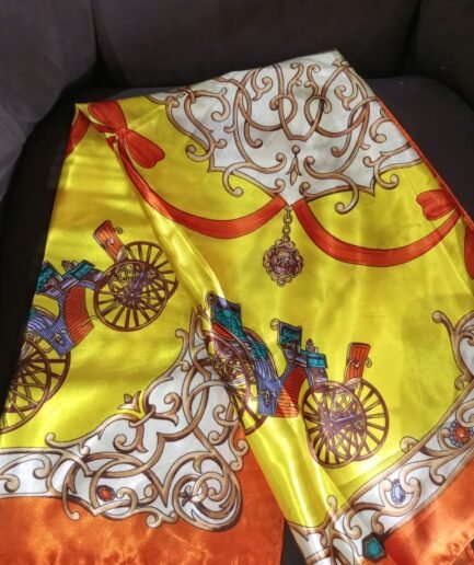 Luxury Printed Silk Scarf