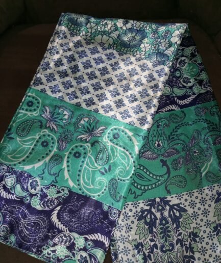 Luxury Printed Silk Scarf
