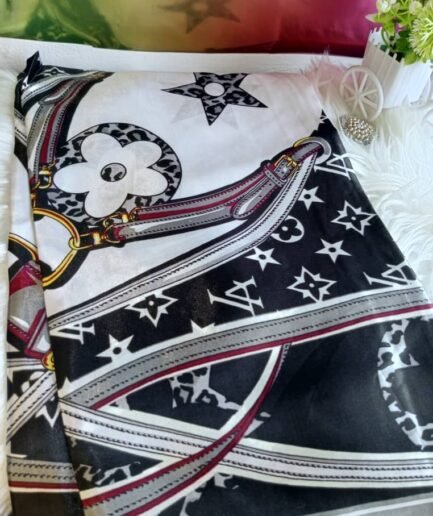 Luxury Printed Silk Scarf