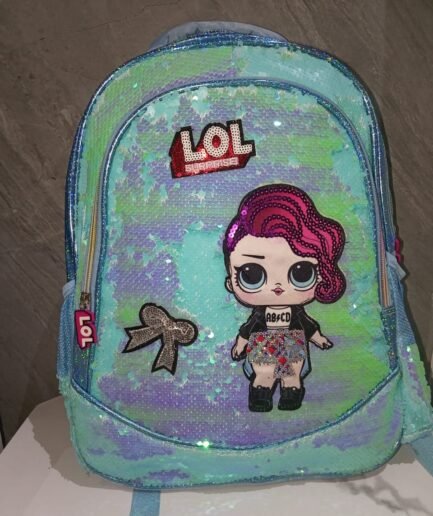 Girls’ Sequined School Bag