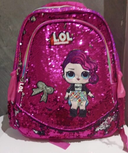 Girls’ Sequined School Bag